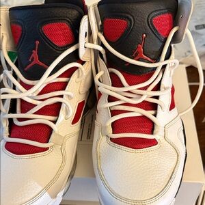 Jordan Kids Sneakers - Red, Black, and White